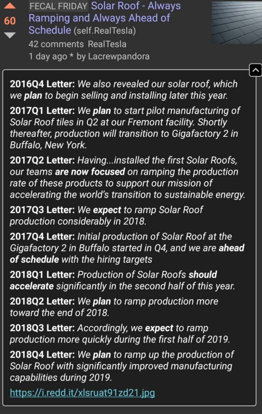 Solar Roof Tile Statements (from Reddit user Lacrewpandora)